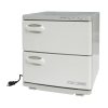 Master Massage 35L Double Door Towel Heater Kuwait, shown closed from a front-quarter angle.